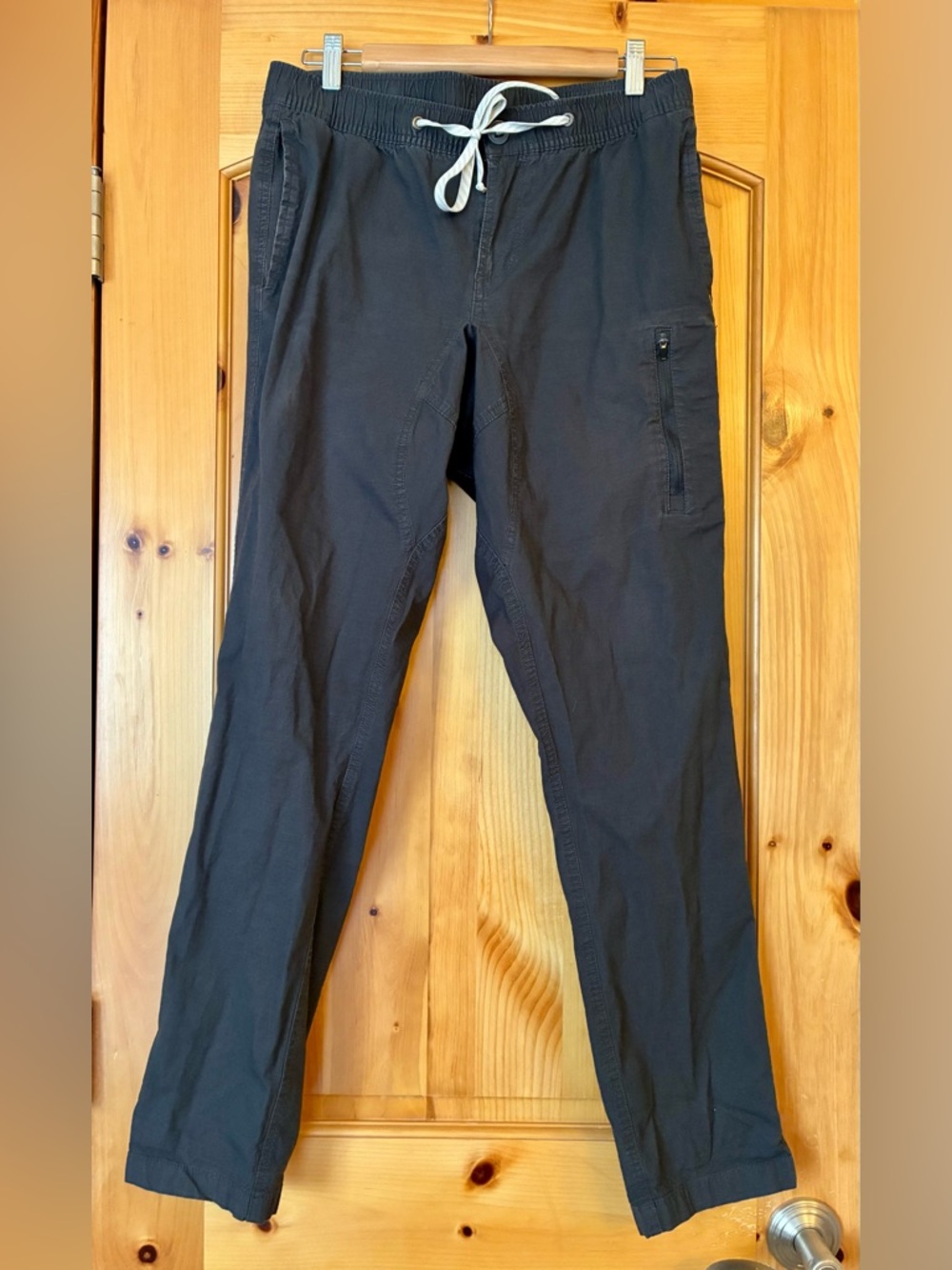 Vuori Charcoal ripstop Straight-Leg Drawstring Pants